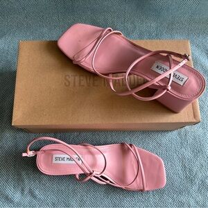 Steve Madden Pink Heeled Sandals